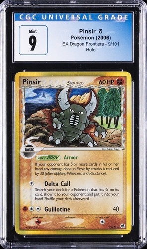 Pinsir δ graded CGC 9 for sale on eBay
