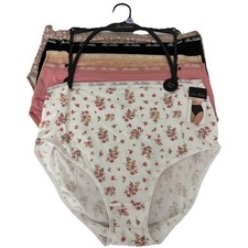 Prima Valentina Women's 8098 5-Pack Value Pack high-rise brief set Size XL New