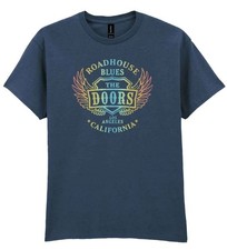 Image of The Doors  black or blue dusk T-Shirt 100% ultra cotton  - Fan Gift Tee