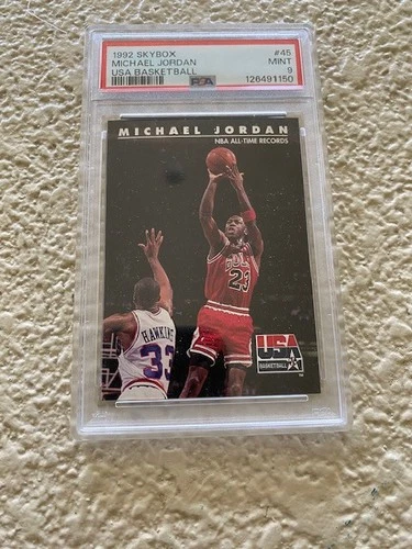 1992 Skybox USA - Michael Jordan #45 - PSA 9 MINT- Great card!