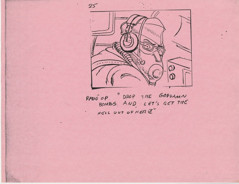 1981 HEAVY METAL "B-17 Drop the GODAMN BOMBS" Storyboard Mike Ploog/B James Art