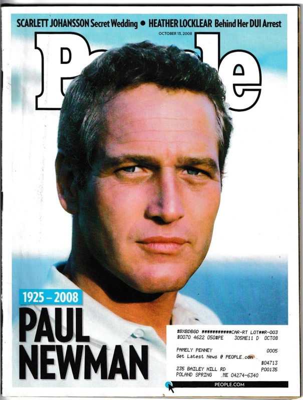 Paul Newman 1925-2008 People Magazine October 13, 2008