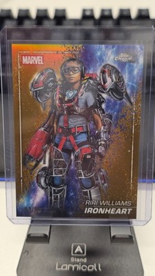 2025 Topps Chrome Marvel Studios Riri Williams Ironheart S-142  Gold /50 Snap