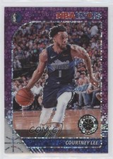 2019-20 Panini NBA Hoops Premium Stock Purple Disco Prizm Courtney Lee #43 w1s