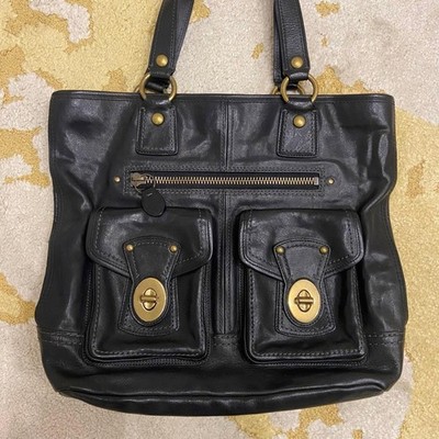 Summer　SALE　⑤ COACH Legacy Y2K Vintage 65th Gigi Tote Bag 11131 Leather Used in