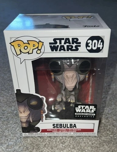 Sebulba Vinyl Funko Pop Figure #304 Disney Star Wars Smuggler's Bounty Exclusive