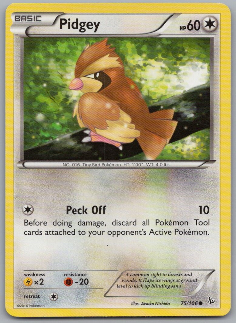 Pidgey 75/106 MP FLF Flashfire