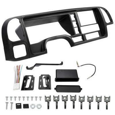 ECOTRIC Double Din Dash Panel Compatible with 1995-02 GMC Sierra Chevy Silverado