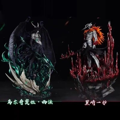 Bleach 33 cm Ichigo Kurosaki Ulquiorra Cifer Actionfigur PVC First Edition UK