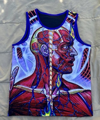 Tool Lateralus 2001 Reversible Tank Top Large Psychedelic Anatomy Art