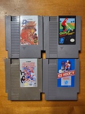 LOT Nintendo NES Ice Hockey Double Dribble Blades of Steel Golf UNTESTED