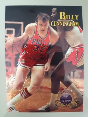 1996-97 Topps Stars Finest Billy Cunningham #12 Philadelphia 76ers NBA