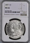 1897 Morgan Dollar MS-66 NGC VIDEO