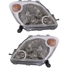 For 2004 2005 Scion Xa Headlight Driver Passenger Pair Sc2518102 Sc2519102