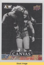 2023 Upper Deck AEW All Elite Wrestling UD Canvas Black Jamie Hayter READ 5yy