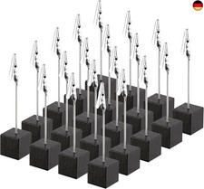 20 Stück Memo Clip Halter Ständer, Fotohalter, Memohalter Sitzkartenhalter P