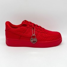 Nike Womens Air Force 1 Valentines Day 07 Low SE Red Shoes Sz 7 New IQ9965-600