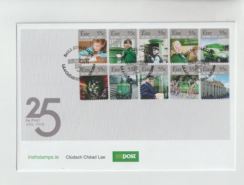 Ireland 2009 25th Anniversary An Post FDC per scan