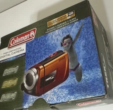 Coleman CVW16HD Camcorder 1080p Video TrekHD Waterproof Digital Camera 16MP