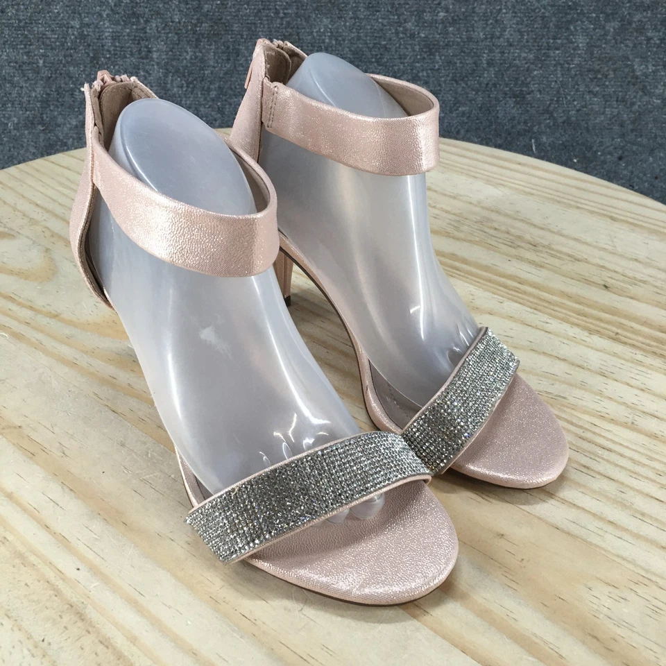 Sandalias Style & Co. Mujer 5 M Phillyis Pump Rosa Imitación Cuero Estrás NUEVAS Foto 3 de 4