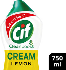 Cif Lemon Cream Cleaner Multipurpose Surface Cleaner 750 ML