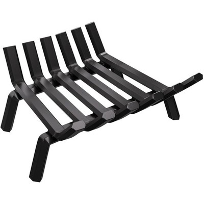 No Assembly Needed: 17-Inch Heavy-Duty Fire Grate for Elegant Outdoor Gatherings