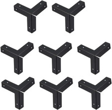 Metal Box Corner Protectors Edge Guard Protector 33 X 33 X 33Mm Black