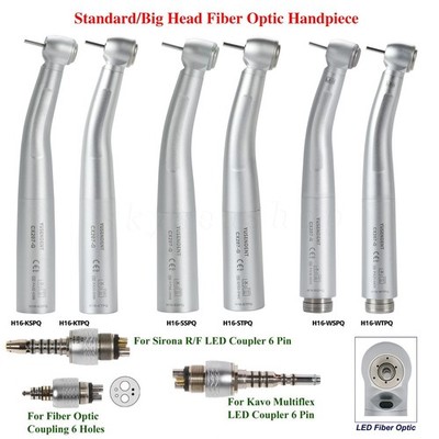 COXO Dental Fiber Optic Handpiece High Speed Turbine For Kavo NSK Sirona Coupler