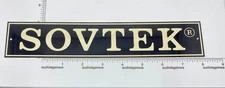 SOVTEK  - Custom Sign Plate  Aluminum
