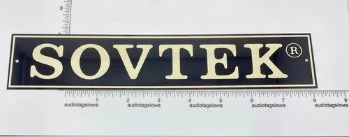 SOVTEK  - Custom Sign Plate  Aluminum - product listing photo