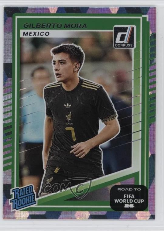 2025 Panini Donruss Road to FIFA World Cup Rated Rookie Cubic Gilberto Mora 1j45