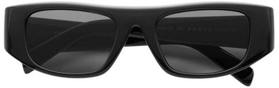 MessyWeekend Unisex Evan Acetat Sonnenbrille - Schwarz