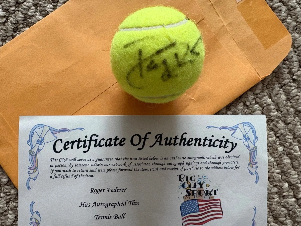 Roger Federer Tennis Original Autographed Items for sale | eBay