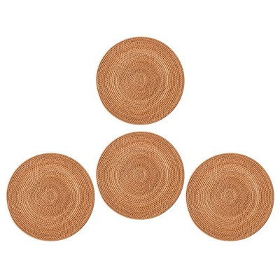  6 Pcs Tisch Platzset Rattan-untersetzer Matten Platzieren Tassenmatten