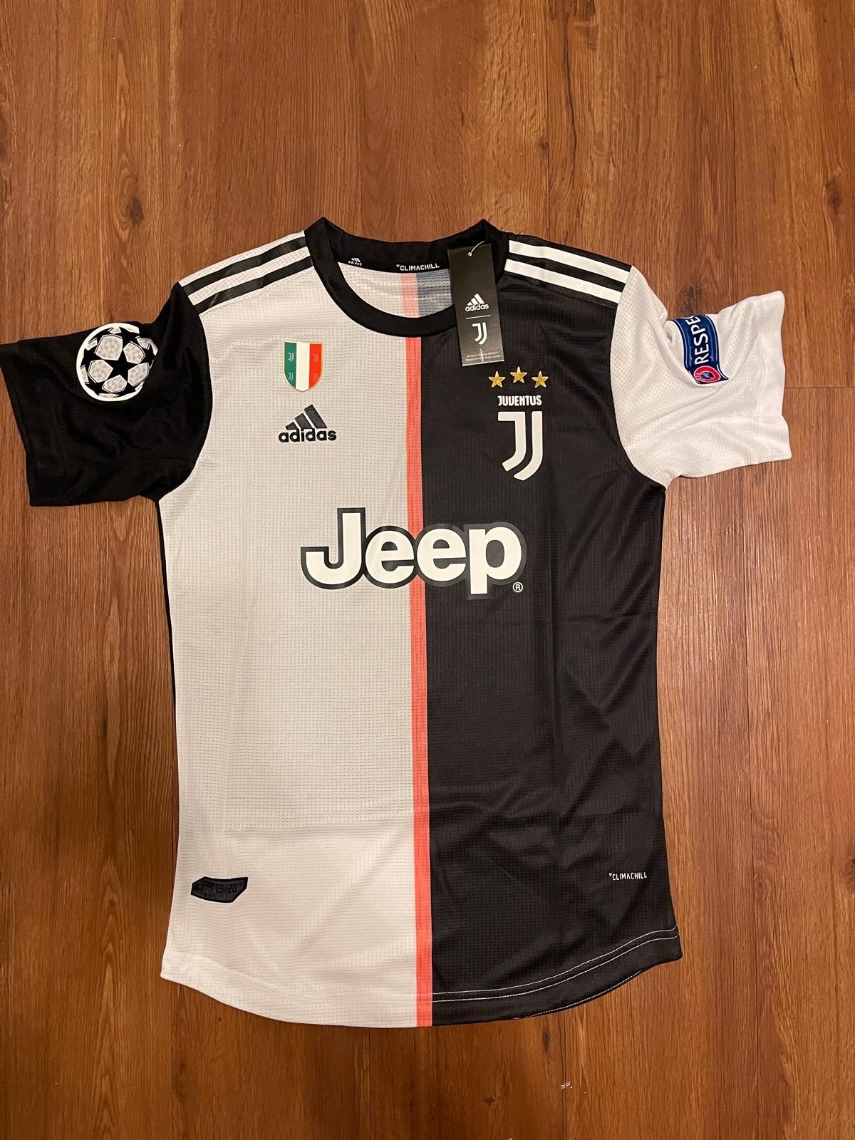 adidas Juventus Home Jersey 2019/20 Champions League Football Ronaldo