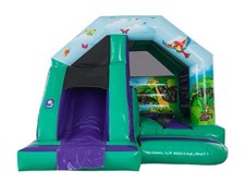 airquee slide combo bouncy castle 18ft by 12ft