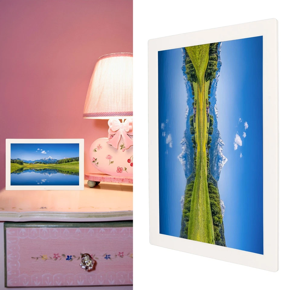 Digital Photo Frame Multifunction 17in LED Display 16:10 Electric Photo Fram BEA - Image 4 of 4