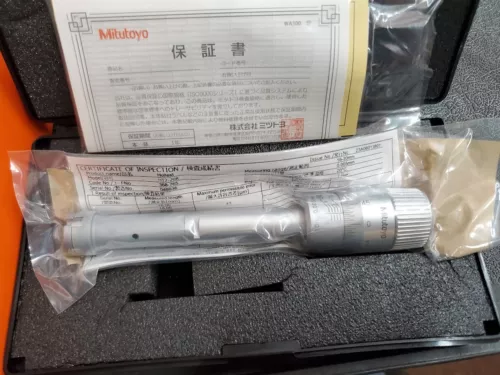 Mitutoyo Holtest Type II Micrometer Hole Bore Gage Gauge 16-20mm / 0.005mm Grad