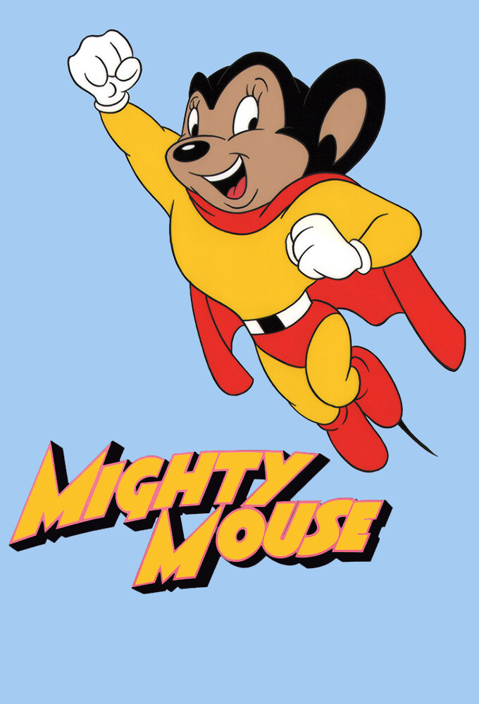 Mighty Mouse Mens Collectible Polo XS-6XL, LT-4XL New