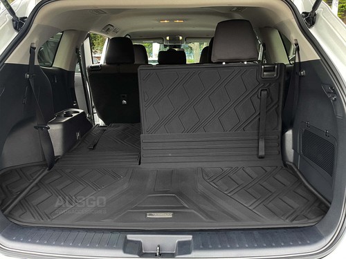 AUSGO 2-Row Double-Layer Floor Mats + Cargo Mat for Toyota Kluger 2021-Onwards - Picture 13 of 14