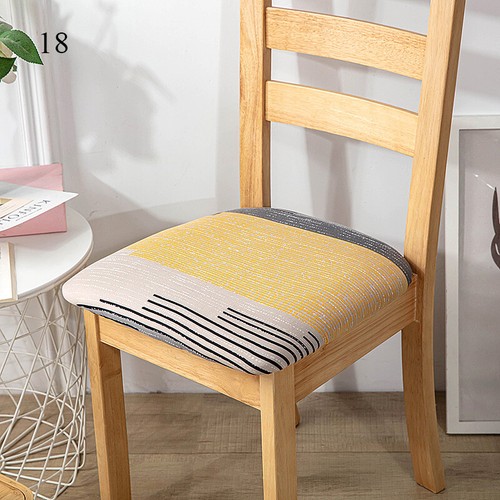 Stretch Dining Chair Seat Covers Removable Seat Cushion Slipcovers Protector USA - Picture 40 of 44