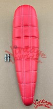 Vintage Lowrider Polo Banana Seat Vinyl Double Line 20" Stingray Bike RED.