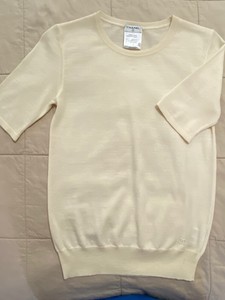 chanel cream sweatshirt