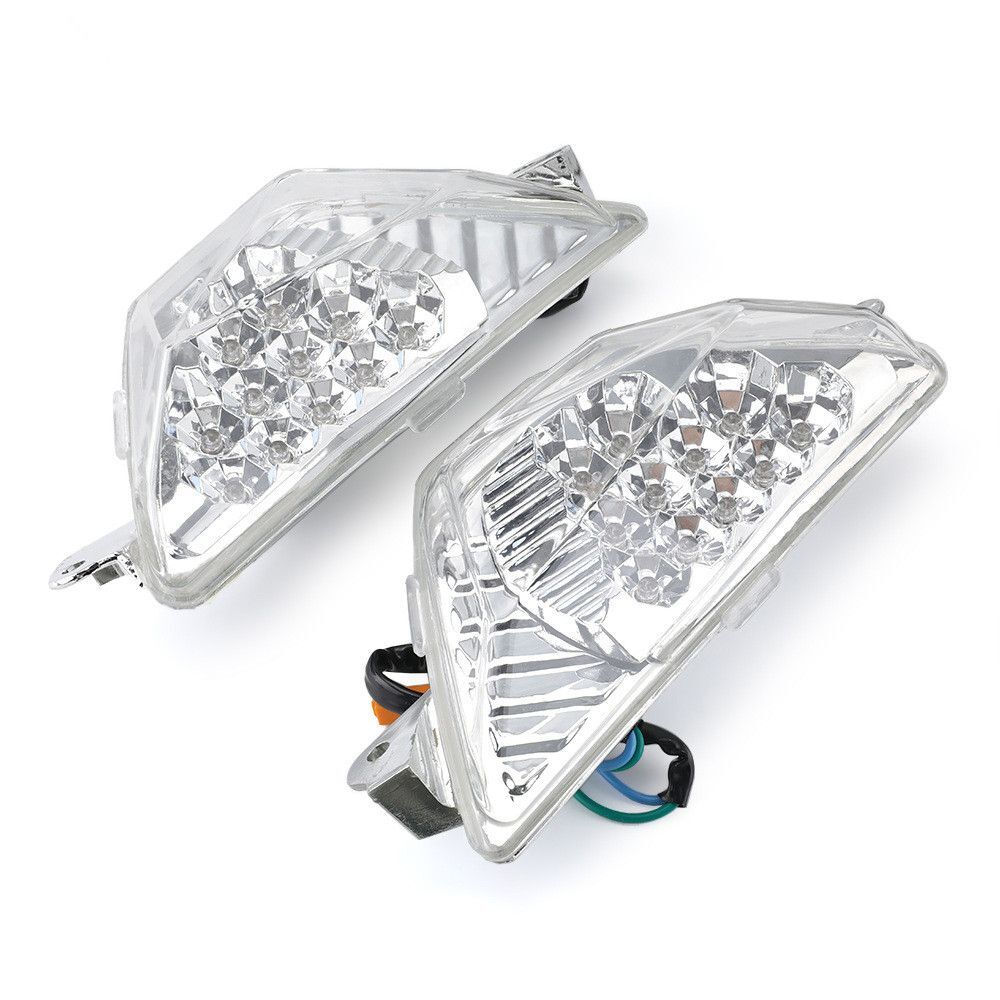 Front Turn Signal LED Light For Kawasaki Ninja 250 300 400 650