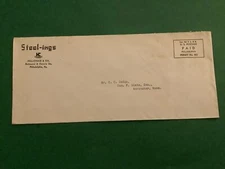 U.S Steel-ings Hillchase & Co Philadelphia  Postage Paid Stamp Cover  R50647