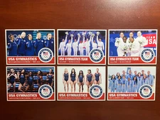 US Olympic Gymnastics Team Biles Lee Chiles Carey Rivera Sports Cards (US-1)