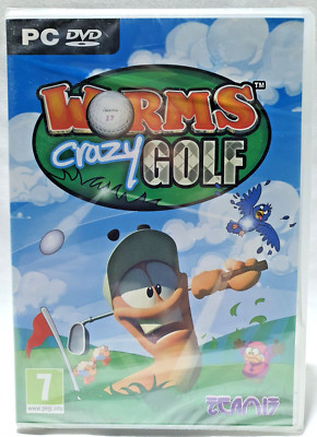 Worms Crazy Golf PC DVD-ROM NEW Factory Sealed