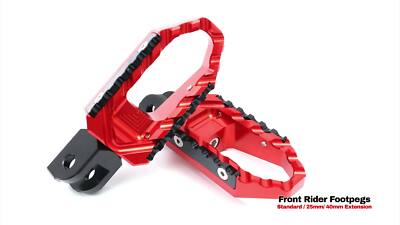 ⭐️K⭐️ No.80 Black TRC Front Highway Foot Pegs For Yamaha XVS950 Bolt R 14-18