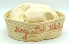 Ultra Rare DOGPATCH USA Child's Cotton Souvenir Sailor Cap Size M