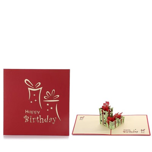 3D Happy Birthday with 3-tier Cake Greeting Card Family Adult Kids - Picture 10 of 17